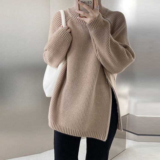 Cardigan Mi-Long en Velours – Confort & Élégance
