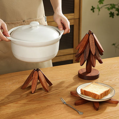 Support pour Plats Chauds en Bois