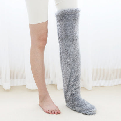Chaussettes longues et douces au-dessus du genou – chaleur hivernale et confort absolu