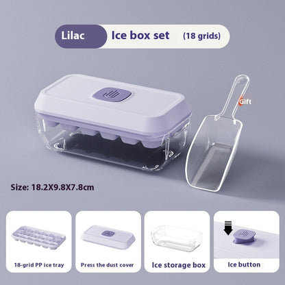Bac à Glaçons en Silicone – 32 Cubes en Un Clic