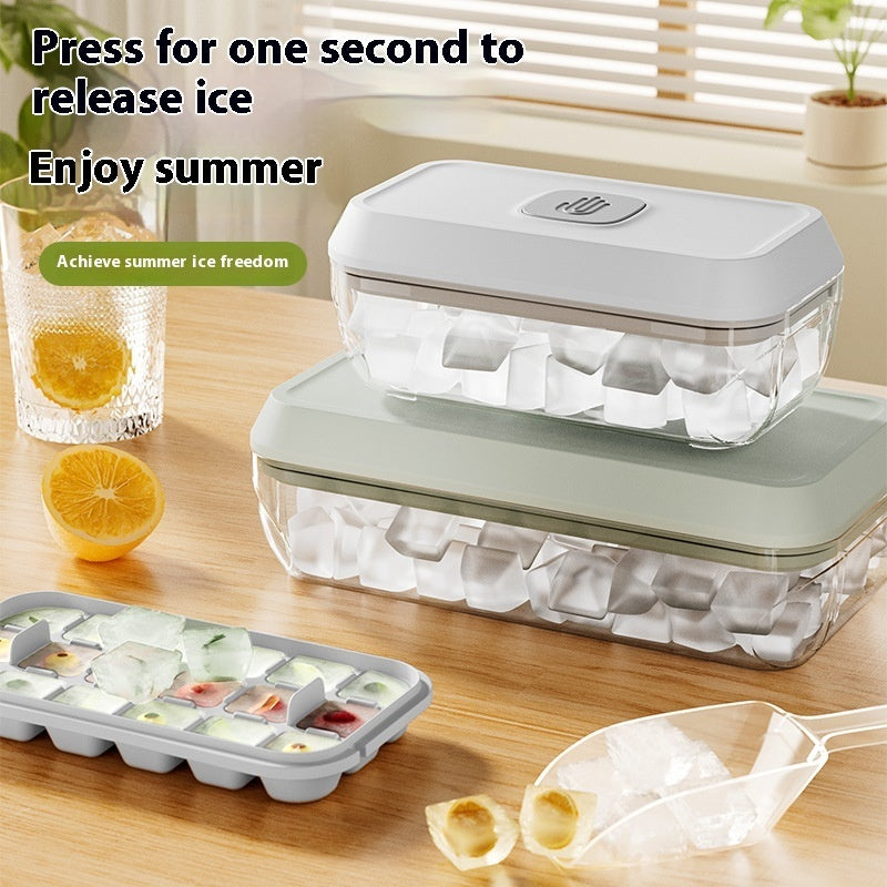 Bac à Glaçons en Silicone – 32 Cubes en Un Clic