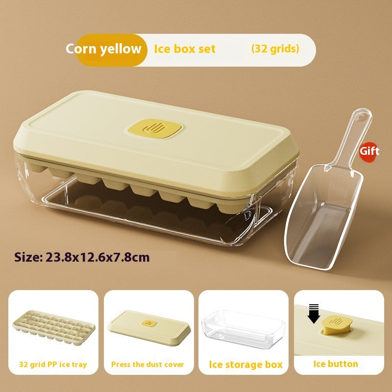 Bac à Glaçons en Silicone – 32 Cubes en Un Clic