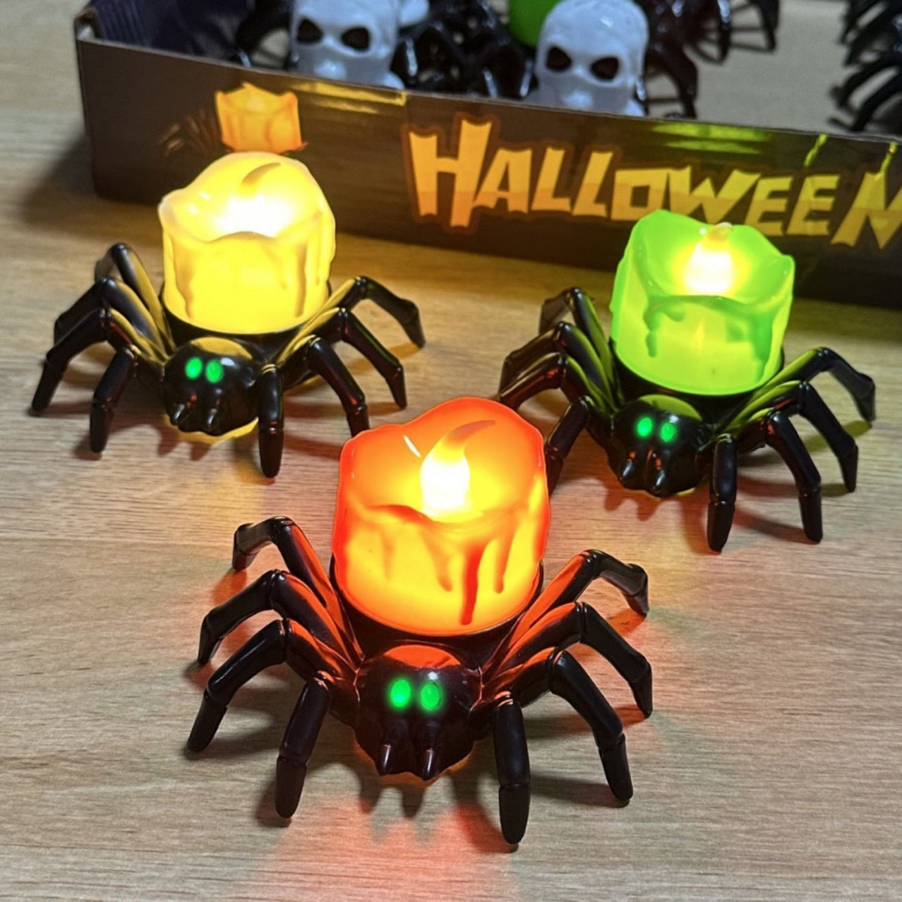 L'ARAIGNÉE LUMINEUSE HALLOWEEN